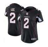 Women's Nike Arizona Cardinals #2 Andy Lee Black Alternate Vapor Untouchable Limited Player NFL Jersey