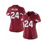 Women's Nike Arizona Cardinals #24 Adrian Wilson Limited Red Team Color NFL Jersey