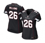 Women's Nike Arizona Cardinals #26 Brandon Williams Game Black Alternate NFL Jersey
