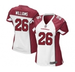 Women's Nike Arizona Cardinals #26 Brandon Williams Game White NFL Jersey