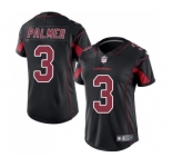 Women's Nike Arizona Cardinals #3 Carson Palmer Limited Black Rush Vapor Untouchable NFL Jersey