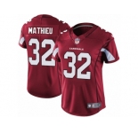 Women's Nike Arizona Cardinals #32 Tyrann Mathieu Vapor Untouchable Limited Red Team Color NFL Jersey