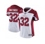 Women's Nike Arizona Cardinals #32 Tyrann Mathieu Vapor Untouchable Limited White NFL Jersey