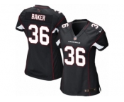 Women's Nike Arizona Cardinals #36 Budda Baker Limited Black Alternate NFL Jersey