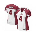 Women's Nike Arizona Cardinals #4 Phil Dawson Limited White NFL Jersey