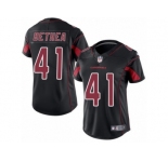Women's Nike Arizona Cardinals #41 Antoine Bethea Limited Black Rush NFL Jersey