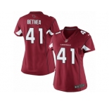 Women's Nike Arizona Cardinals #41 Antoine Bethea Limited Red Team Color NFL Jersey