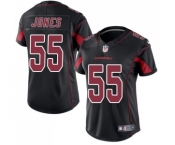 Women's Nike Arizona Cardinals #55 Chandler Jones Limited Black Rush Vapor Untouchable NFL Jersey