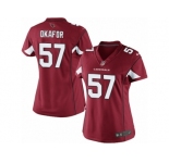 Women's Nike Arizona Cardinals #57 Alex Okafor Limited Red Team Color NFL Jersey