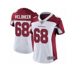 Women's Nike Arizona Cardinals #68 Jared Veldheer Vapor Untouchable Limited White NFL Jersey