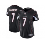 Women's Nike Arizona Cardinals #7 Blaine Gabbert Black Alternate Vapor Untouchable Limited Player NFL Jersey