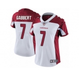 Women's Nike Arizona Cardinals #7 Blaine Gabbert White Vapor Untouchable Limited Player NFL Jersey