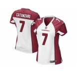 Women's Nike Arizona Cardinals #7 Chandler Catanzaro Limited White NFL Jersey