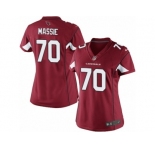 Women's Nike Arizona Cardinals #70 Bobby Massie Limited Red Team Color NFL Jersey