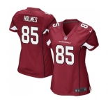 Women's Nike Arizona Cardinals #85 Gabe Holmes Game Red Team Color NFL Jersey