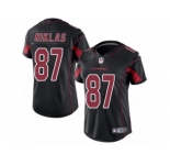 Women's Nike Arizona Cardinals #87 Troy Niklas Limited Black Rush NFL Jersey