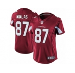 Women's Nike Arizona Cardinals #87 Troy Niklas Vapor Untouchable Limited Red Team Color NFL Jersey