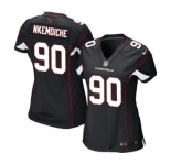 Women's Nike Arizona Cardinals #90 Robert Nkemdiche Game Black Alternate NFL Jersey