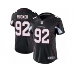 Women's Nike Arizona Cardinals #92 Frostee Rucker Vapor Untouchable Limited Black Alternate NFL Jersey