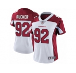 Women's Nike Arizona Cardinals #92 Frostee Rucker Vapor Untouchable Limited White NFL Jersey