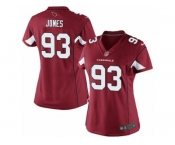 Women's Nike Arizona Cardinals #93 Jarvis Jones Limited Red Team Color NFL Jersey