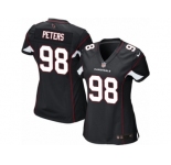 Women's Nike Arizona Cardinals #98 Corey Peters Limited Black Alternate NFL Jersey