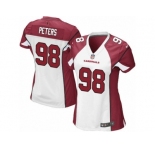 Women's Nike Arizona Cardinals #98 Corey Peters Limited White NFL Jersey