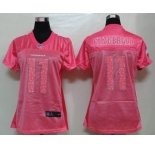 nike women nfl jerseys arizona cardinals #11 larry fitzgerald pink[2012 new]