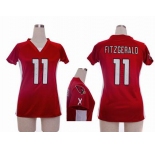 nike women nfl jerseys arizona cardinals #11 larry fitzgerald red[draft him ii top]