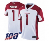 Youth Arizona Cardinals #1 Kyler Murray White Vapor Untouchable Limited Player 100th Season Football Jersey