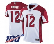 Youth Arizona Cardinals #12 Pharoh Cooper White Vapor Untouchable Limited Player 100th Season Football Jersey