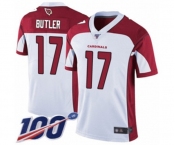 Youth Arizona Cardinals #17 Hakeem Butler White Vapor Untouchable Limited Player 100th Season Football Jersey