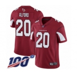Youth Arizona Cardinals #20 Robert Alford Red Team Color Vapor Untouchable Limited Player 100th Season Football Jersey