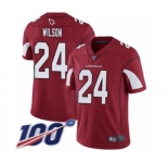 Youth Arizona Cardinals #24 Adrian Wilson Red Team Color Vapor Untouchable Limited Player 100th Season Football Jersey