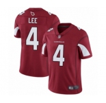 Youth Arizona Cardinals #4 Andy Lee Red Team Color Vapor Untouchable Limited Player Football Jersey