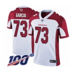 Youth Arizona Cardinals #73 Max Garcia White Vapor Untouchable Limited Player 100th Season Football Jersey