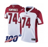 Youth Arizona Cardinals #74 D.J. Humphries White Vapor Untouchable Limited Player 100th Season Football Jersey