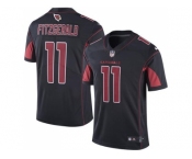 Youth Nike Arizona Cardinals #11 Larry Fitzgerald Black Stitched NFL Limited Rush Jersey