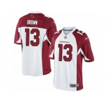 Youth Nike Arizona Cardinals #13 Jaron Brown Limited White NFL Jersey