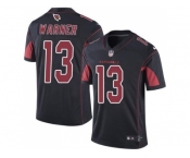 Youth Nike Arizona Cardinals #13 Kurt Warner Black Stitched NFL Limited Rush Jersey