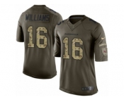 Youth Nike Arizona Cardinals #16 Chad Williams Limited Green Salute to Service NFL Jersey