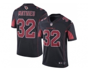 Youth Nike Arizona Cardinals #32 Tyrann Mathieu Black Stitched NFL Limited Rush Jersey