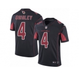 Youth Nike Arizona Cardinals #4 Ryan Quigley Limited Black Rush NFL Jersey