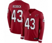 Youth Nike Arizona Cardinals #43 Haason Reddick Limited Red Therma Long Sleeve NFL Jersey