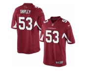 Youth Nike Arizona Cardinals #53 A.Q. Shipley Limited Red Team Color NFL Jersey