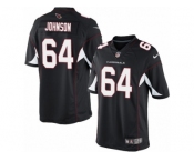 Youth Nike Arizona Cardinals #64 Dorian Johnson Limited Black Alternate NFL Jersey