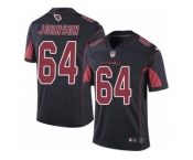 Youth Nike Arizona Cardinals #64 Dorian Johnson Limited Black Rush NFL Jersey