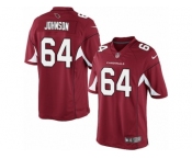 Youth Nike Arizona Cardinals #64 Dorian Johnson Limited Red Team Color NFL Jersey