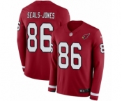 Youth Nike Arizona Cardinals #86 Ricky Seals-Jones Limited Red Therma Long Sleeve NFL Jersey