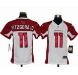 nike youth nfl jerseys arizona cardinals #11 larry fitzgerald white[nike]